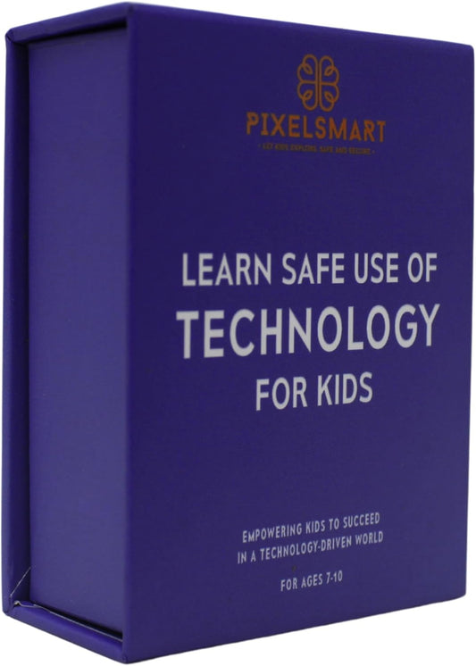 Learn Safe use of Technology for Kids: Our Interactive Conversational Card Covers Privacy, cyberbullying, and Responsible tech use, Screen Usage etc. Start The Conversation Early!